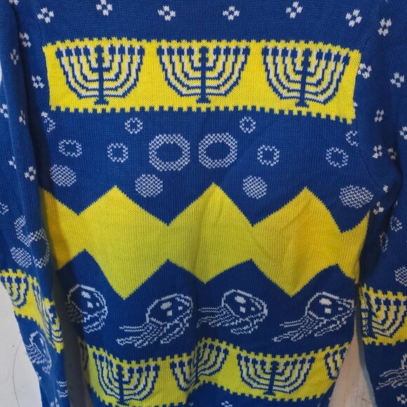 Happy hanukkah SpongeBob Ugly sweater Small - Picture 3 of 4